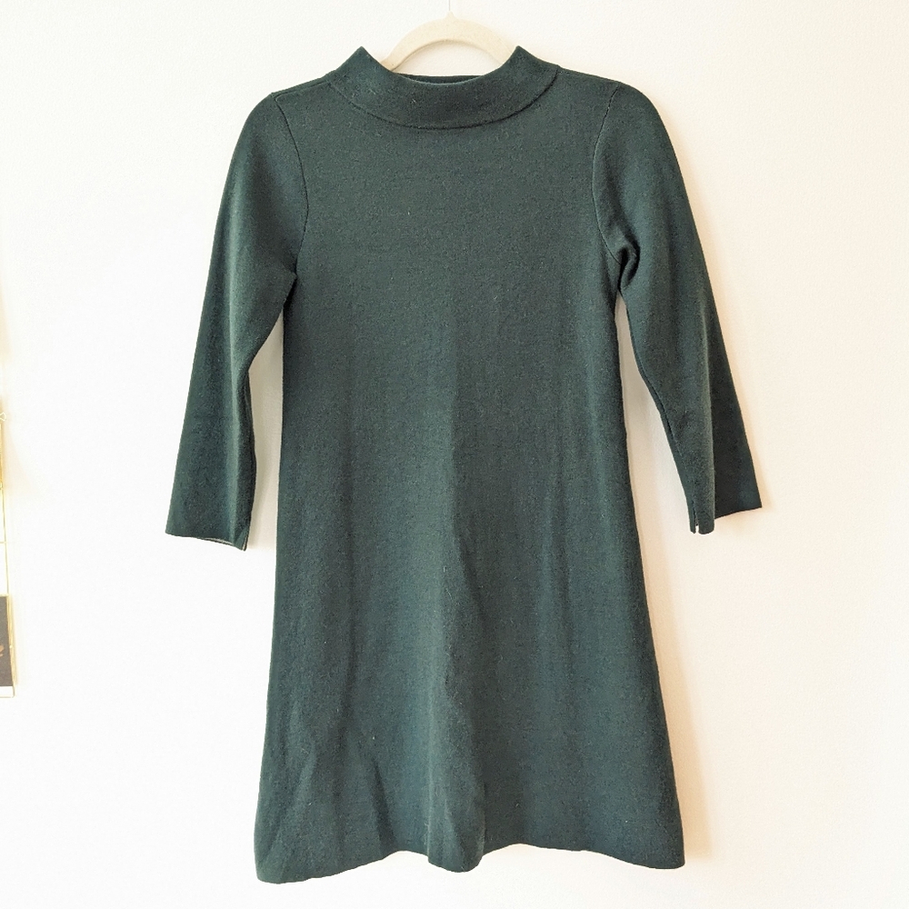 Loft Mock Neck Sweater Mini Dress